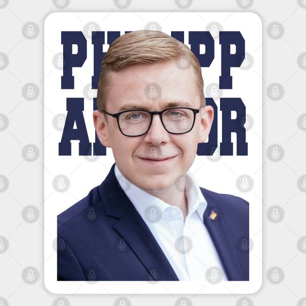 Philipp Amthor Portrait Sticker by misenique